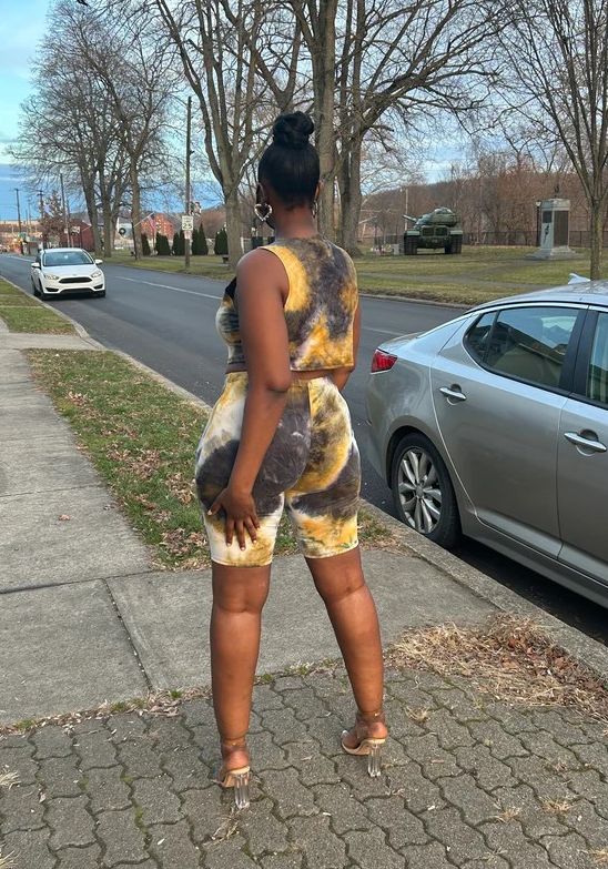 3 Piece Tye Dye Short Set (Plus)